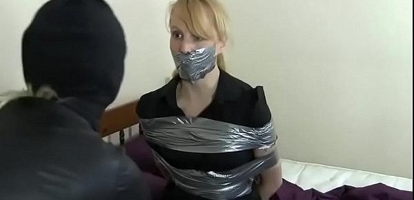  WOMEN TIED AND GAGGED WITH DUCT TAPE BY VILLAIN GIRL